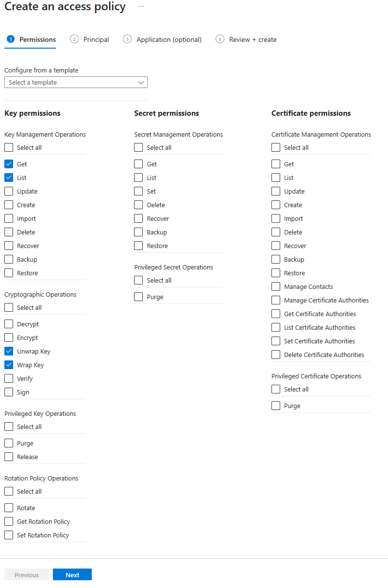 Screenshot of the Add Access Policy link on the Access policies pane.