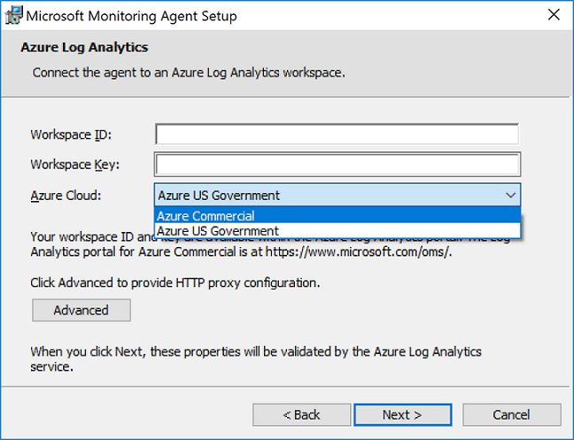 paste Workspace ID and Primary Key