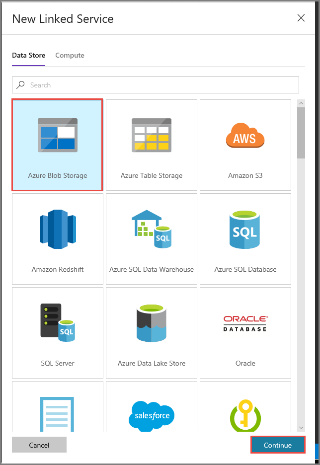 Výběr služby Azure Blob Storage