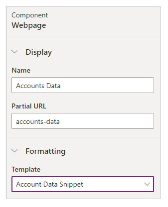 Metadata for webside.