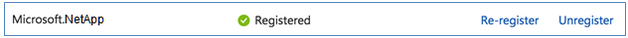 Registrierte Microsoft.NetApp