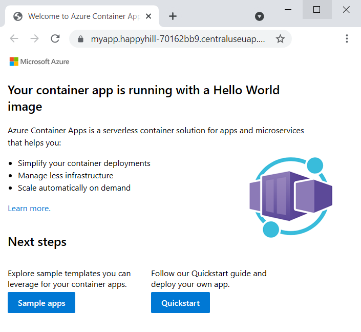 Ihre erste Azure Container Apps-Bereitstellung