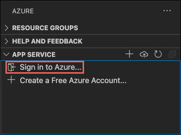 Anmelden bei Azure