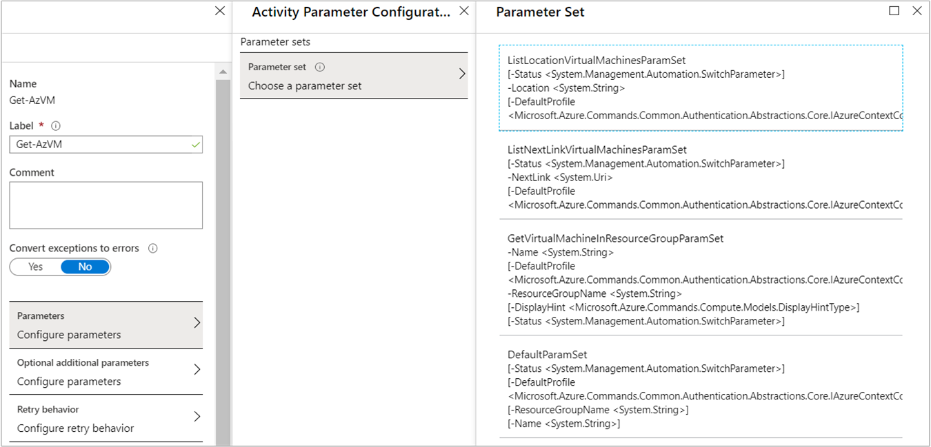 Parametersatz