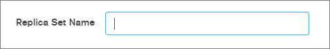 Screenshot des Textfelds „Replikatgruppenname“