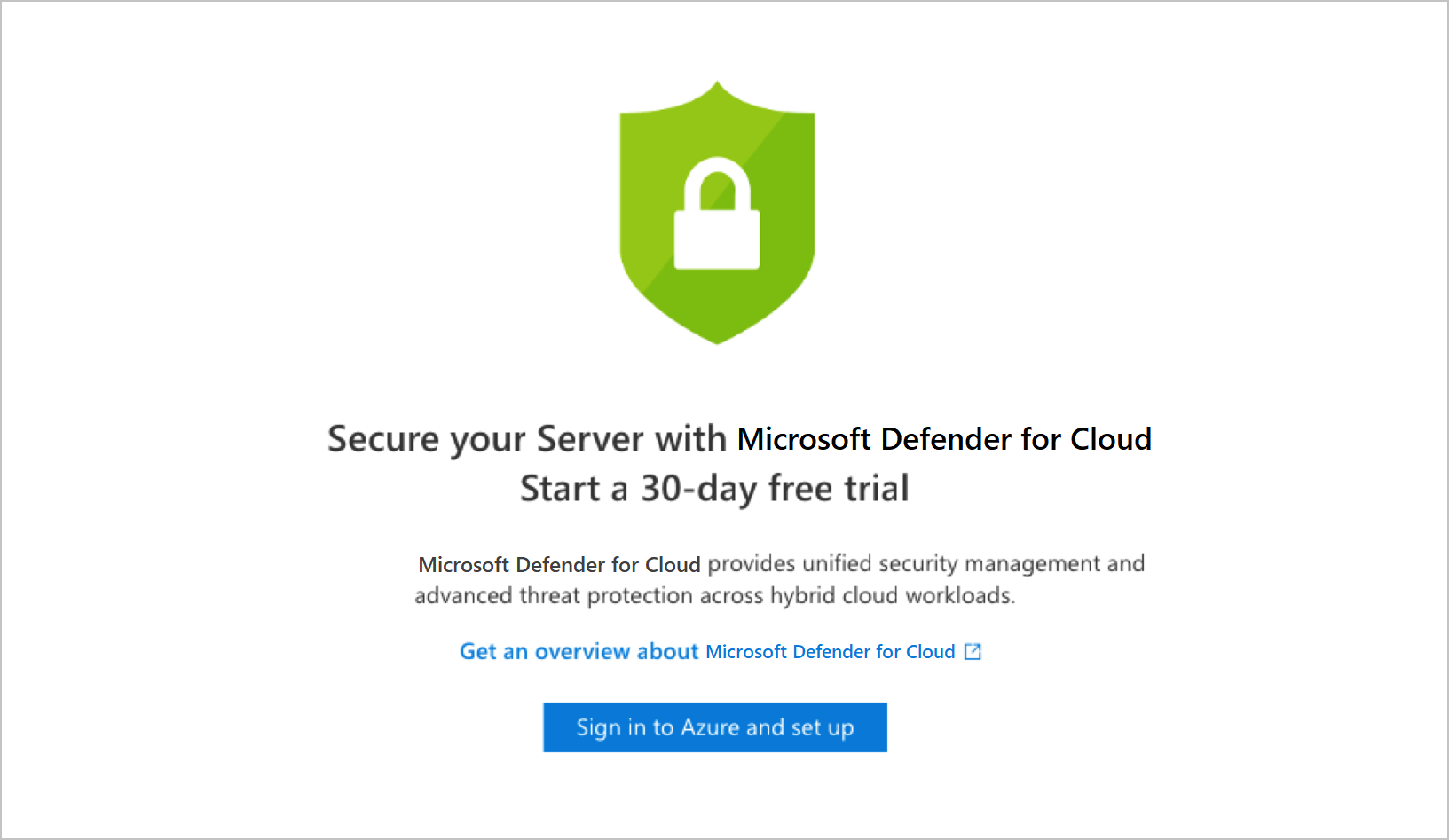 Onboarding der Windows Admin Center-Erweiterung in Defender für Cloud