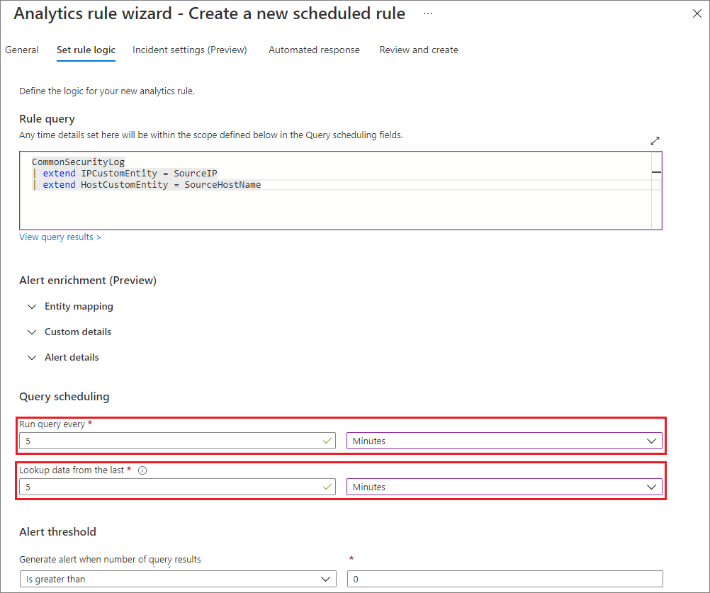  Screenshot des Analytics-Regel-Assistenten - Fenster Neue Regel erstellen 