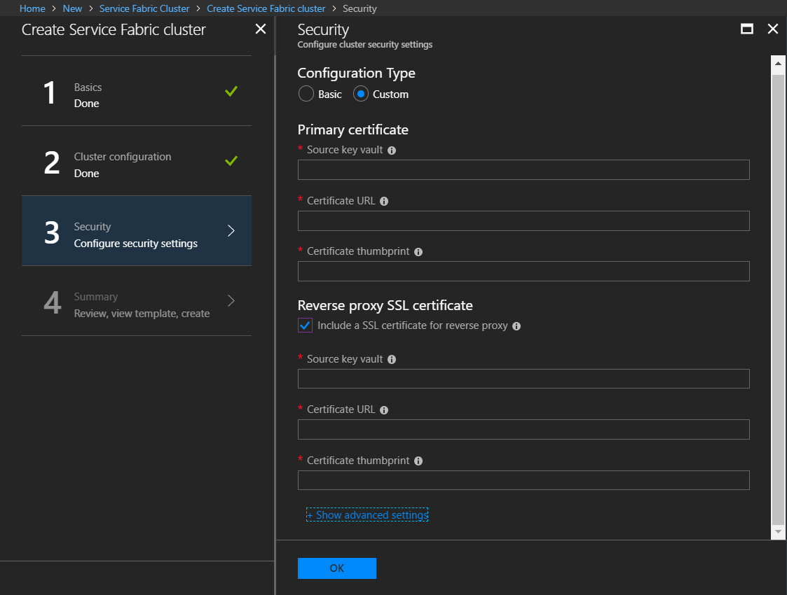 Configure secure reverse proxy on portal