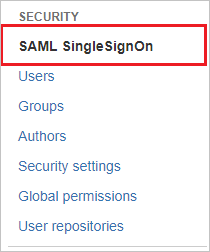 SAML SingleSignOn