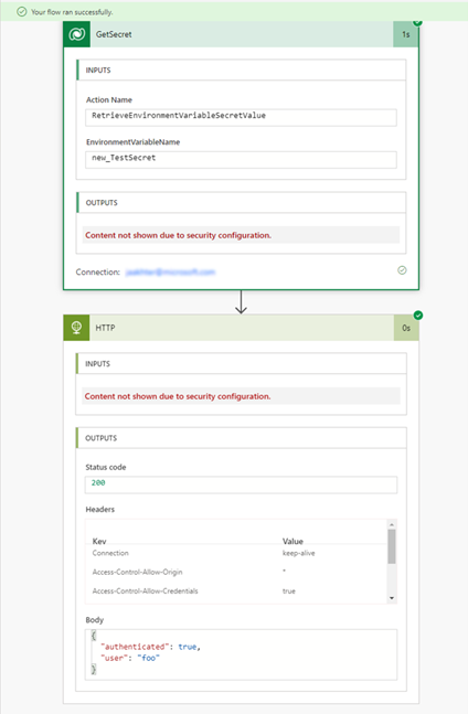 Flow-Ausgabe