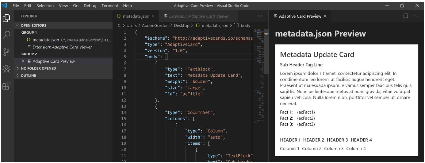 Visual Studio Code Erweiterung.