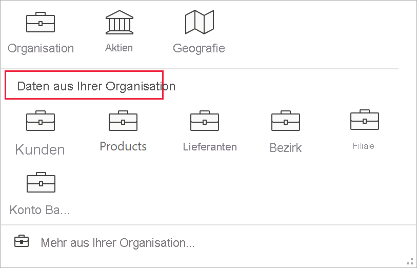 Screenshot of Excel Data Types Gallery.