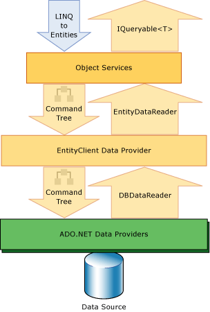 LINQ to Entities and the ADO.NET Entity Framework.