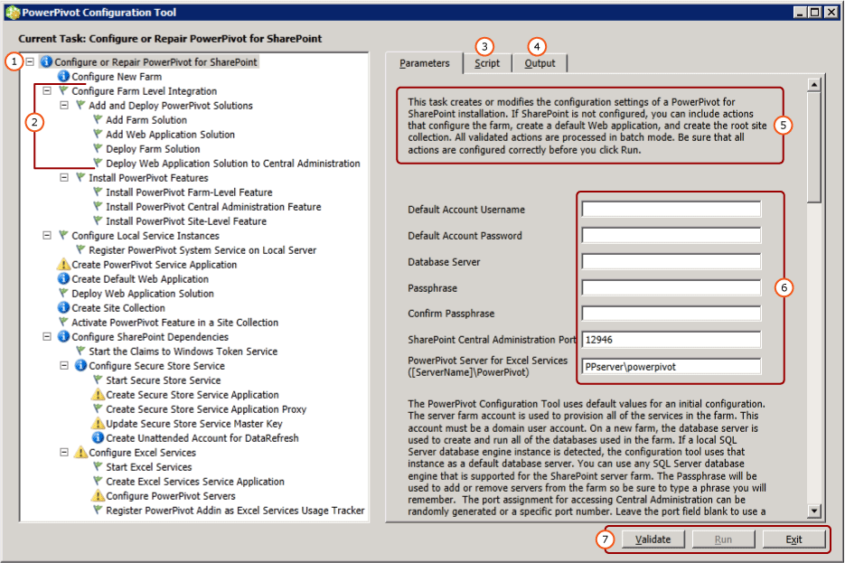 PowerPivot für SharePoint 2013-Konfigurationstool