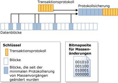 Vom Massenänderungsbitmap werden geänderte Erweiterungen identifiziert.