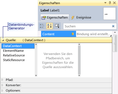 Datenbindungs-Generator