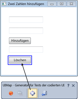 Testzielelement für codierte UI