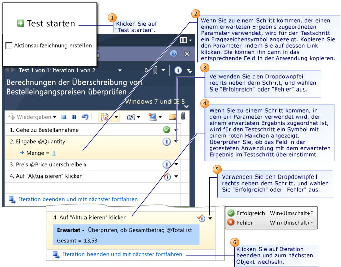 Iterationen für Datenparameter ausführen