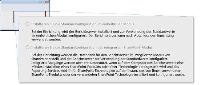 SQL Server 2008 R2 - keine automatische SSRS-Konfiguration