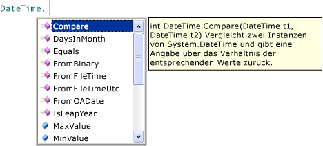 Bild der Memberlisten-QuickInfo