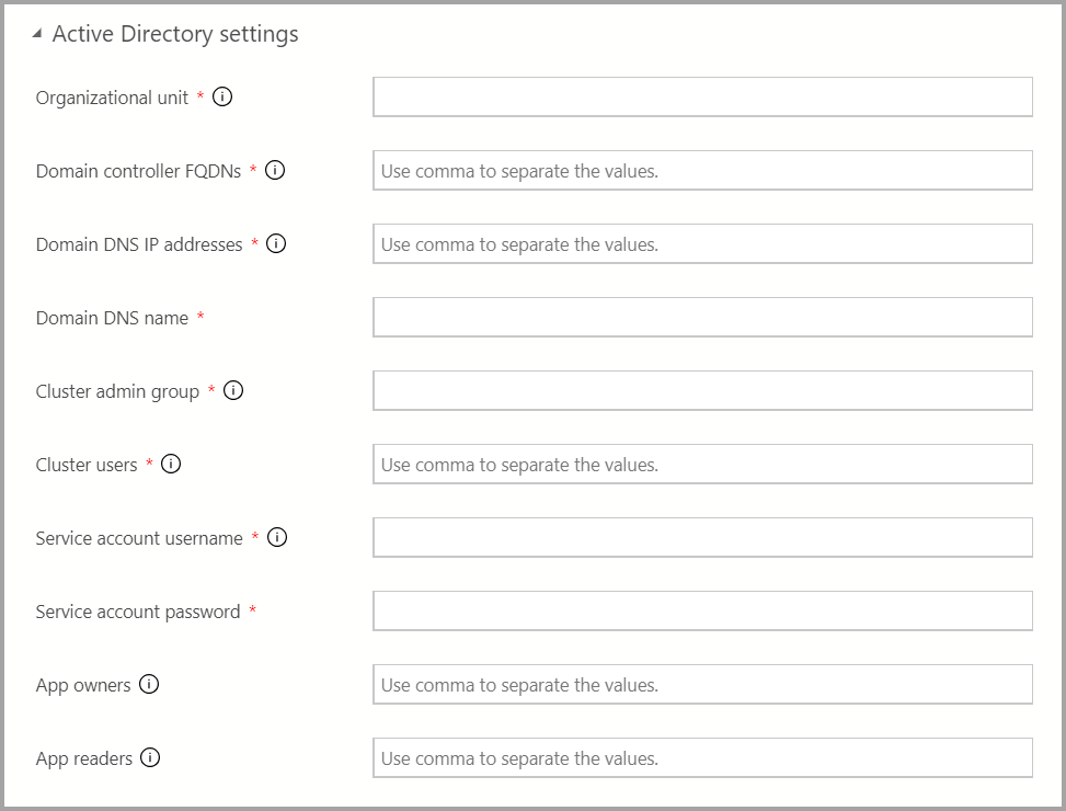 Active Directory-Einstellungen