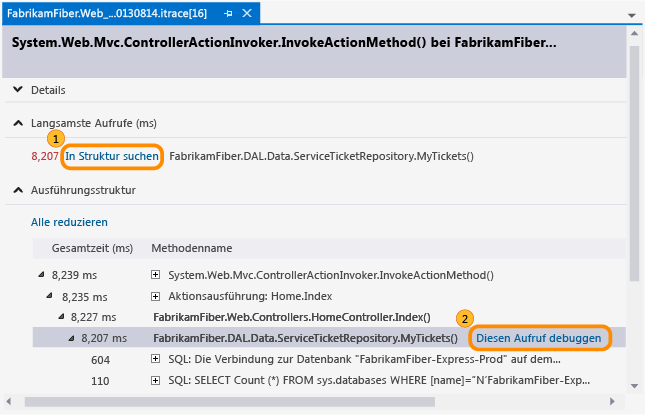 Start debugging from method call