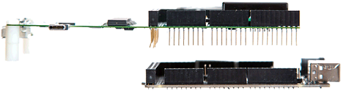 Abbildung, die zeigt, wie die Pins des USB Type-C ConnEx ausgerichtet werden.