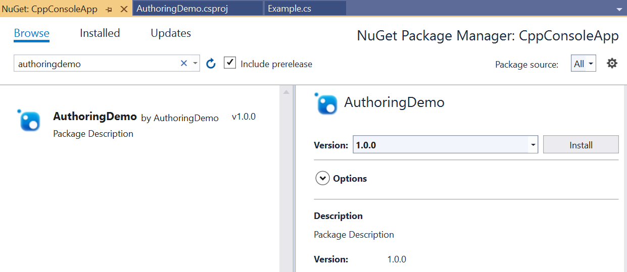 NuGet-Paket installieren