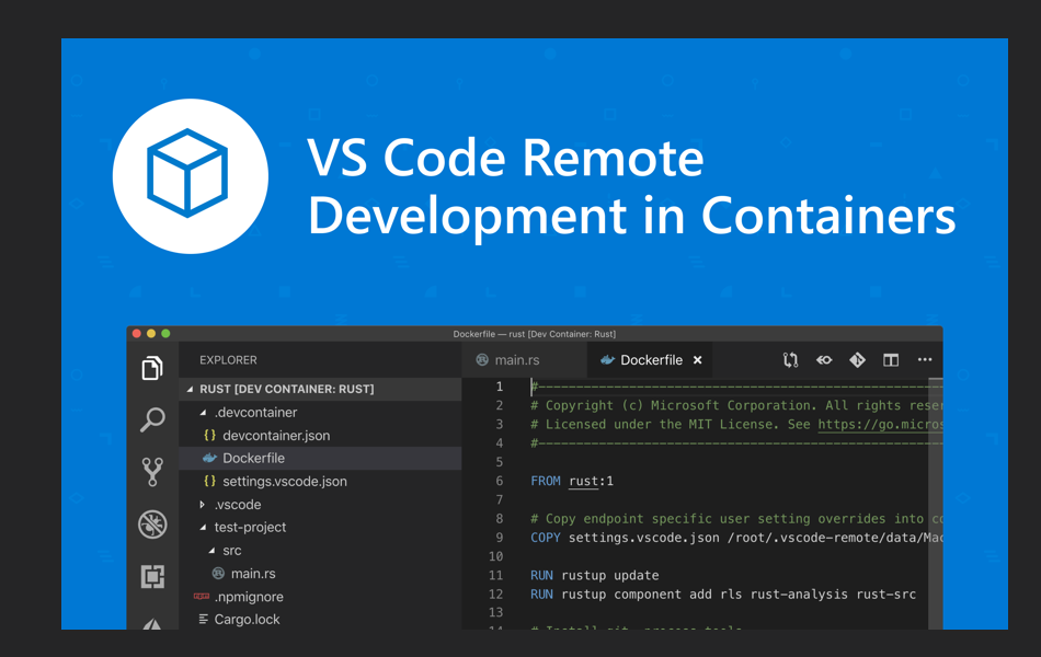 Grafik zum VS Code-Remotecontainer