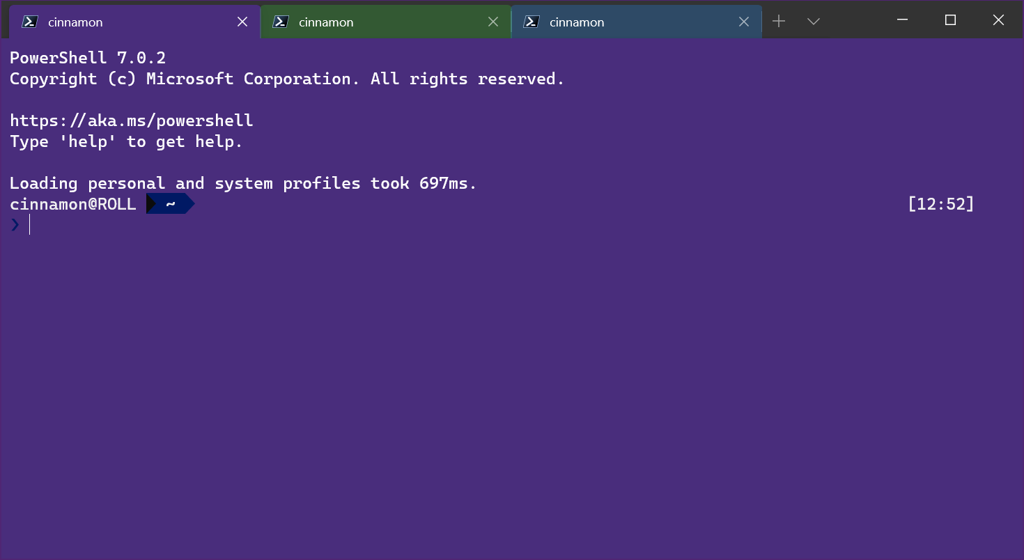 Farbe von Registerkarten in Windows Terminal