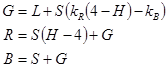 Mathematischer Gleichungsschritt sechs von sechs Konvertierungen der HSL-Farbe in RGB.