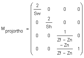 orthogonale Projektion