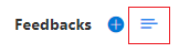 Feedback list menu`