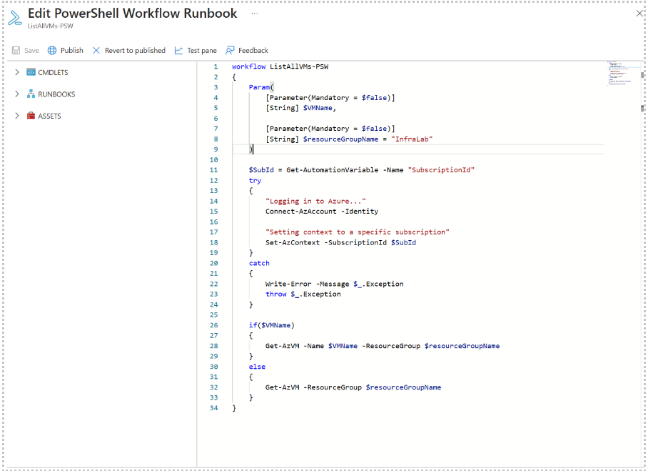 Automation PowerShell Workflow