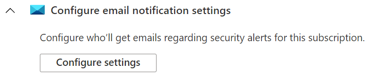 Screenshot of the new UI showing how to configure email notification.