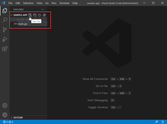 A screenshot showing how to create a file in Visual Studio Code.