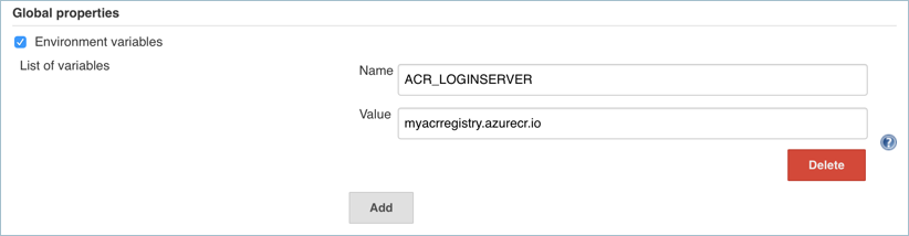 Jenkins environment variables