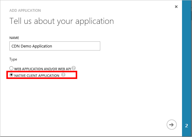 Native application