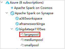 Azure Explorer storage accounts