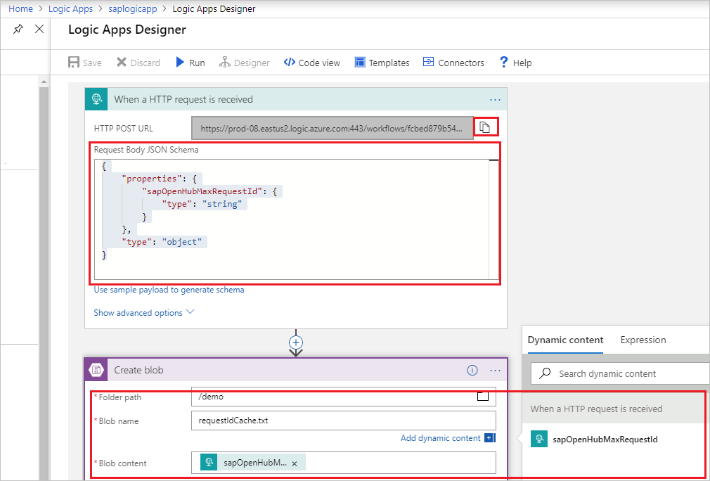 Logic App configuration