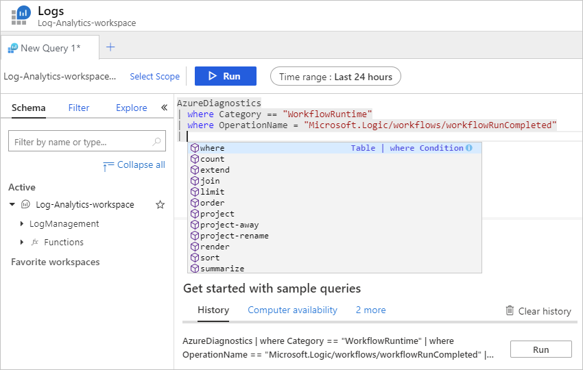 Start with empty query