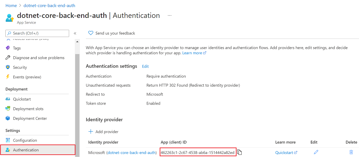 Screenshot of the Microsoft Entra Settings window showing the Microsoft Entra App, and the Microsoft Entra Applications window showing the Client ID to copy.