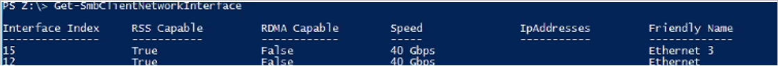 Screenshot that shows RSS output for Azure VM.