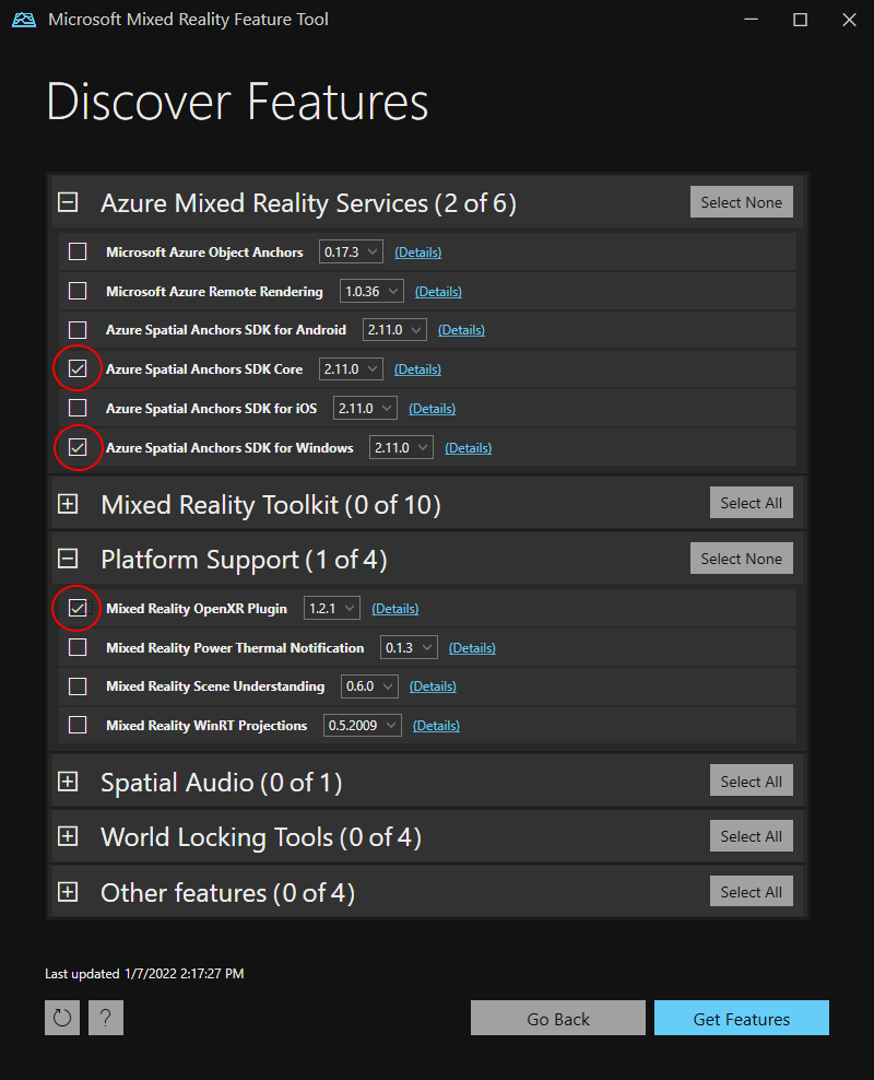 MRFT - Feature Selection