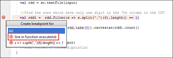 IntelliJ IDEA Add a breakpoint.