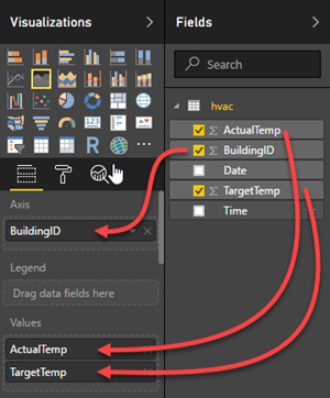 Screenshot showing add value columns.