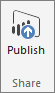 Screenshot showing publish from Power BI Desktop.