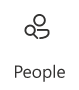 Illustration of the People card icon.