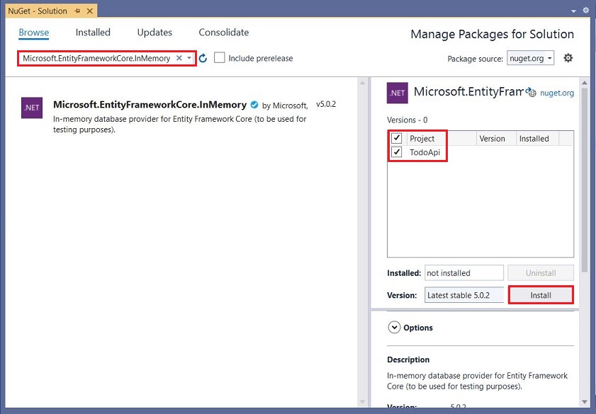 NuGet Package Manager