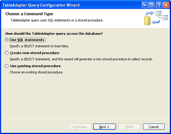 Create the Method Using an Ad-Hoc SQL Statement